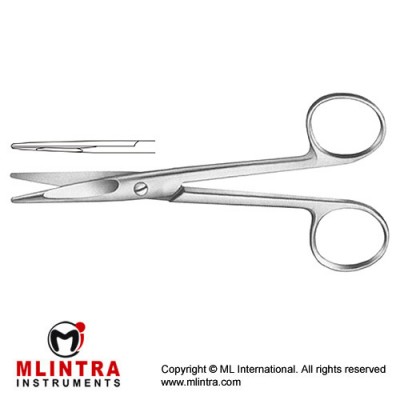 Mayo-Stille Dissecting Scissor Straight - With Chamfered Blades Stainless Steel, 17 cm - 6 3/4"